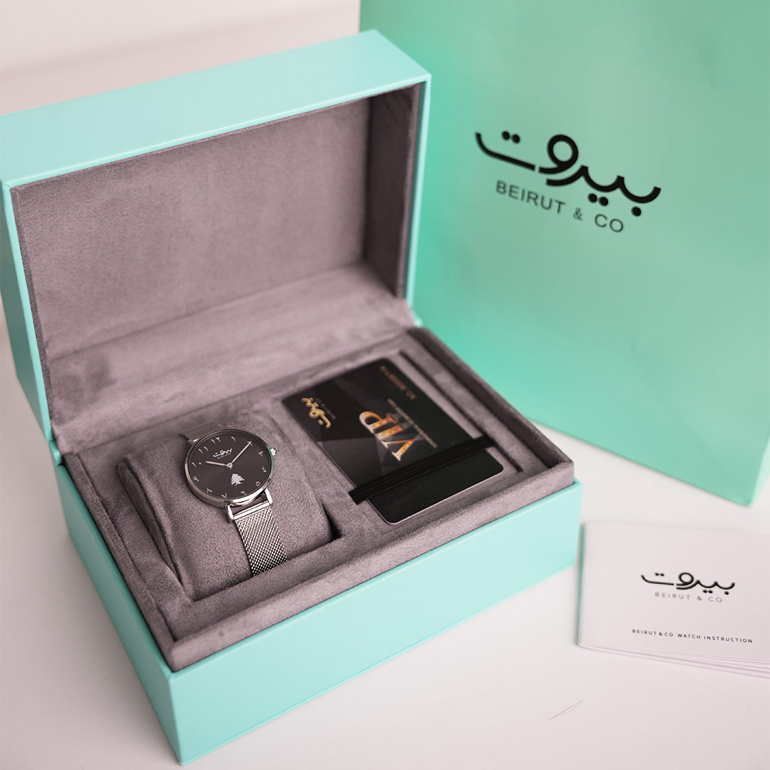 Beiru&Co Silver Black - 32MM