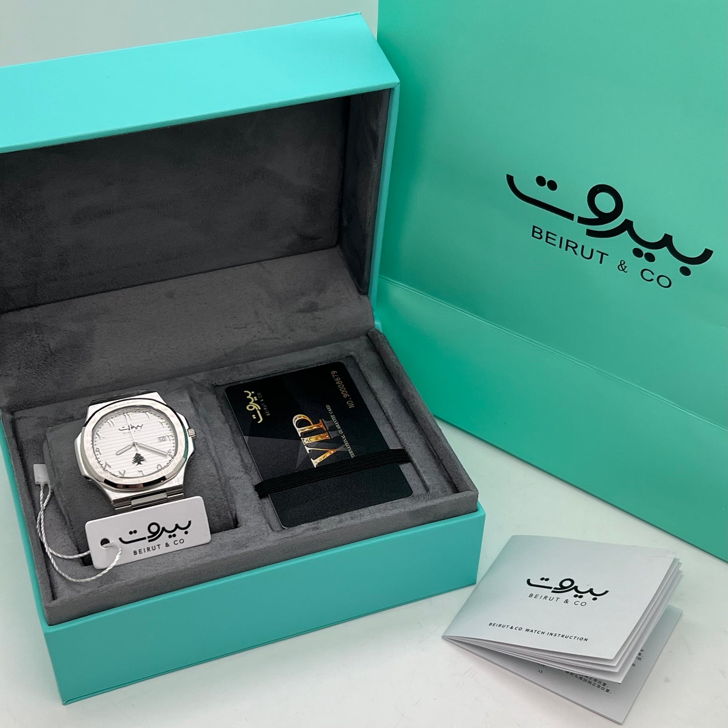 Beirut&Co. Titanium Silver