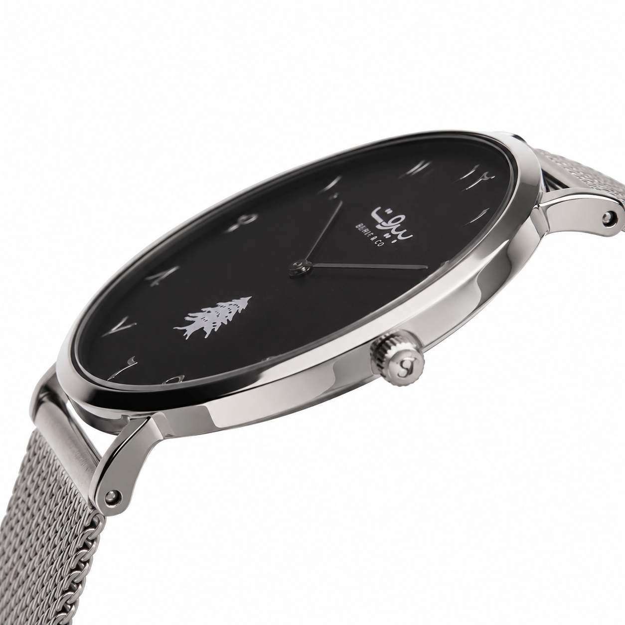 Beiru&Co Silver Black - 32MM
