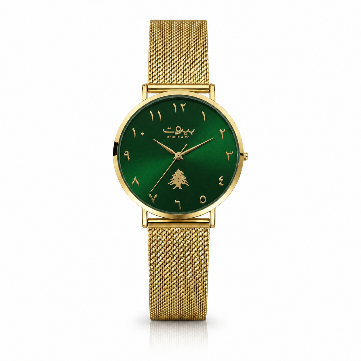 Beiru&Co Gold Emerald - 40MM